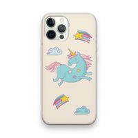 Vliegende eenhoorn: iPhone 12 Pro Transparant Hoesje