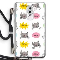 Meow: Honor 6X Transparant Hoesje met koord