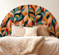 Abstracte jungle vibes slaapkamer muursticker