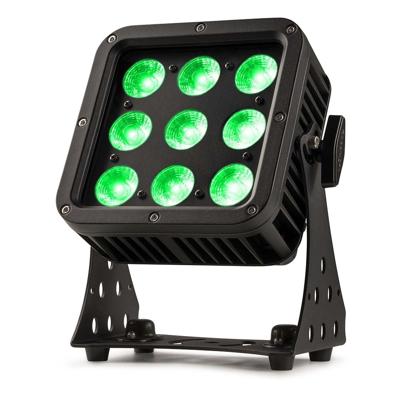 BeamZ StarColor75 LED floodlight voor buiten 9x 8W RGBA IP65