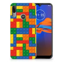 Motorola Moto E6 Plus TPU bumper Blokken - thumbnail