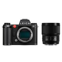 Leica SL3 systeemcamera Zwart + Panasonic Lumix S 85mm f/1.8 L-mount