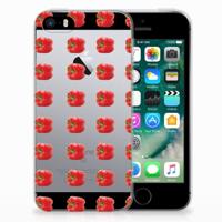 Apple iPhone SE | 5S | Siliconen Case | Paprika Red Apple iPhone SE | 5S | Siliconen Case | Paprika Red
