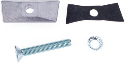 Hebie Adapter plate w. long screw m10x65mm