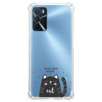 OPPO A16 | A16s | A54s Stevig | Bumper Hoesje | Cat Good Day