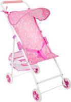 Poppenwagen/Buggy - Roze - lichtgewicht