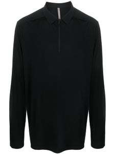 Veilance polo à col zippé - Noir