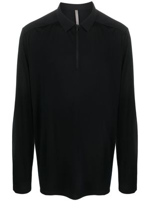 Veilance polo à col zippé - Noir