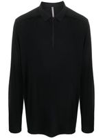 Veilance polo à col zippé - Noir