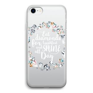 Diamonds: iPhone SE 2020 Transparant Hoesje