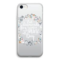 Diamonds: iPhone SE 2020 Transparant Hoesje