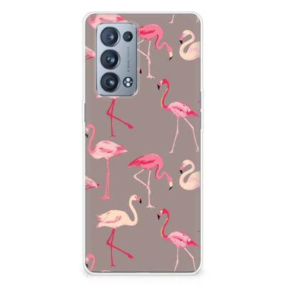 OPPO Reno 6 Pro Plus 5G | TPU Hoesje | Flamingo
