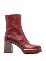 Moma bottines en cuir 90 mm - Rouge