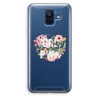 GRL PWR Flower: Samsung Galaxy A6 (2018) Transparant Hoesje