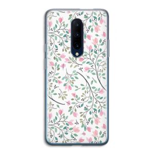 Sierlijke bloemen: OnePlus 7 Pro Transparant Hoesje