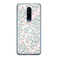 Sierlijke bloemen: OnePlus 7 Pro Transparant Hoesje