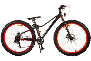 Volare gradient kinderfiets - jongens - 26 inch - zwart oranje - 7 speed - prime collection