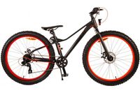 Volare gradient kinderfiets - jongens - 26 inch - zwart oranje - 7 speed - prime collection