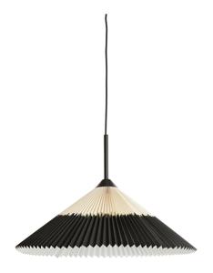 Light & Living Hanglamp Pleated 60cm - Zwart