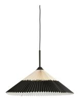 Light & Living Hanglamp Pleated 60cm - Zwart