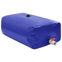 VidaXL Watertank met kraan opvouwbaar 1500 l pvc - thumbnail