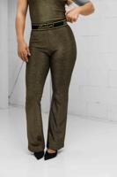 Malelions Sparkling Flared Broek Dames Goud - Maat S - Kleur: Goud | Soccerfanshop
