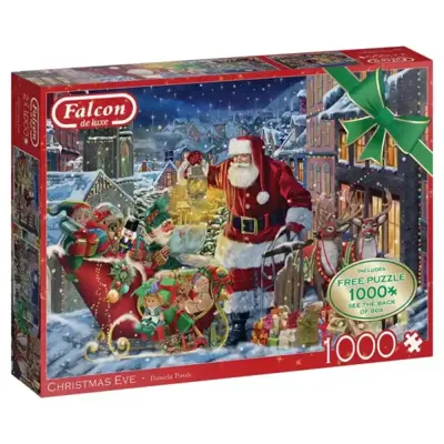 Christmas Eve Puzzel 2√ó1000 Stukjes