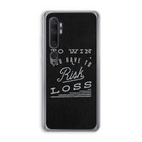 Risk loss: Xiaomi Mi Note 10 Pro Transparant Hoesje Risk loss: Xiaomi Mi Note 10 Pro Transparant Hoesje