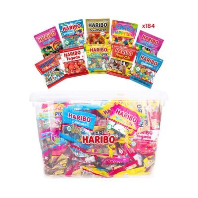 Haribo Mega-Fête ULTRA snoepzakjes box - strooigoed - 184 zakjes - 8k