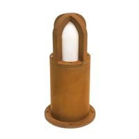 Buitenlamp staand RUSTY CONE 40 E27 cortenstaal hoogte 40cm diameter 15cm excl LED lamp