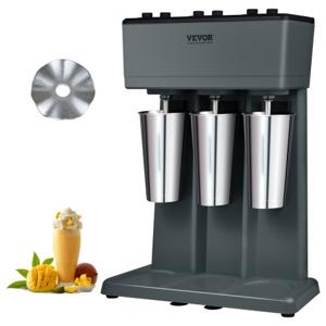 VEVOR Pro Drinkmixer 1125 W 820 ml milkshakemachine met één kop, 3 snelheden instelbaar 15000 / 18000 / 21000 rpm, roestvrijstalen beker melk- en eiwitshake, drankmixer, cocktail