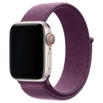 Apple Watch Nylon Geweven Sport Band - Pruimenpaars - 44, 45, 46 & 49mm Apple Watch Nylon Geweven Sport Band - Pruimenpaars - 44, 45, 46 & 49mm