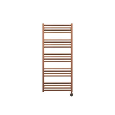Crosswater MPRO Elektrische handdoekradiator - 115x50cm - 400 Watt - geborsteld brons MP48X1140BZELEC