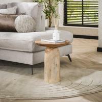 LifestyleFurn Ronde Bijzettafel 'Shavonna' Acaciahout, 40cm