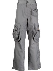 Heron Preston pantalon cargo à patch logo - Gris