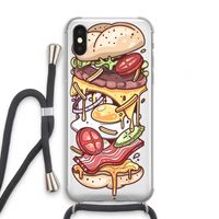 Diet Coke Please: iPhone XS Transparant Hoesje met koord