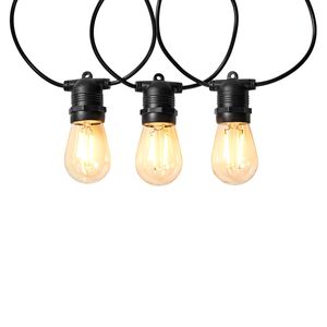 Nedis SmartLife Decoratieve LED | Feestverlichting | Wi-Fi | Warm Wit | 10 LED&apos;s | 9.00 m | Android / IOS | Diameter bulb: 45 mm - WIFILP01F10