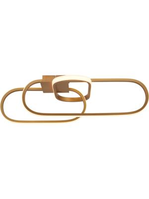 Plafondlamp Clip Flush - Gold Metal