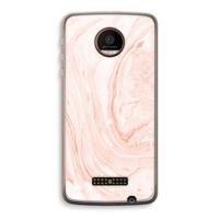 Peach bath: Motorola Moto Z Force Transparant Hoesje