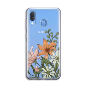 Floral bouquet: Samsung Galaxy A40 Transparant Hoesje