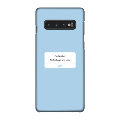 Reminder: Samsung Galaxy S10 4G Volledig Geprint Hoesje