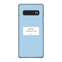 Reminder: Samsung Galaxy S10 4G Volledig Geprint Hoesje