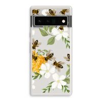 No flowers without bees: Google Pixel 6 Pro Transparant Hoesje