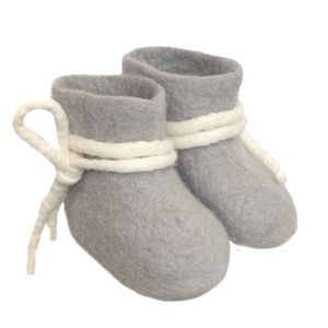 BeYoona babyslofjes vilt grijs Maat