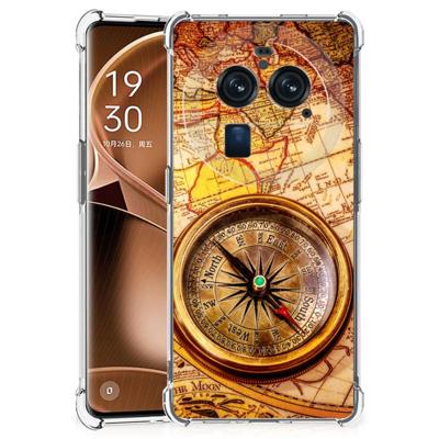 OPPO Find X6 Pro Telefoonhoesje met valbescherming Kompas OPPO Find X6 Pro Telefoonhoesje met valbescherming Kompas