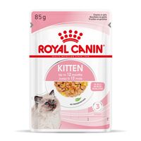 Royal Canin Kitten in Jelly natvoer voor kitten zakjes 12x85g - thumbnail