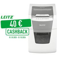 Papiervernietiger Leitz IQ Auto+ Small Office 100 P4 snippers 4x28mm