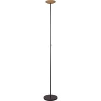 Masterlight Design vloerlampScala zwart met goud Ø 20cm - 1191-81-02