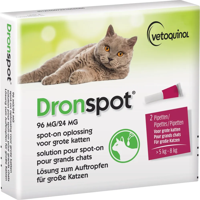 Dronspot 96mg/24mg Spot-On Oplossing Grote Katten Pipet