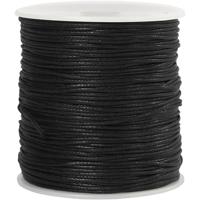 Creativ Company Katoenkoord, dikte 1 mm, zwart, 100 m/ 1 doos